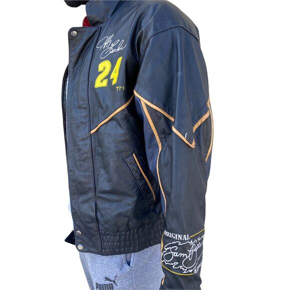 Vintage 1995 NASCAR Jeff Gordon Winston Cup leather jacket - Picture 2 of 4